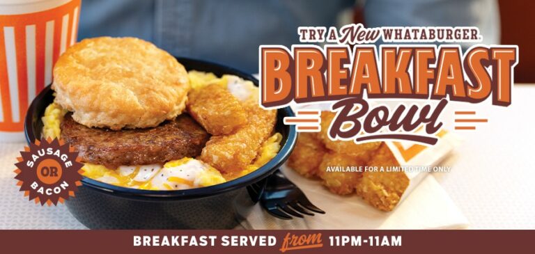 Whataburger Breakfast Menu Texas: Morning Delights Unveiled!